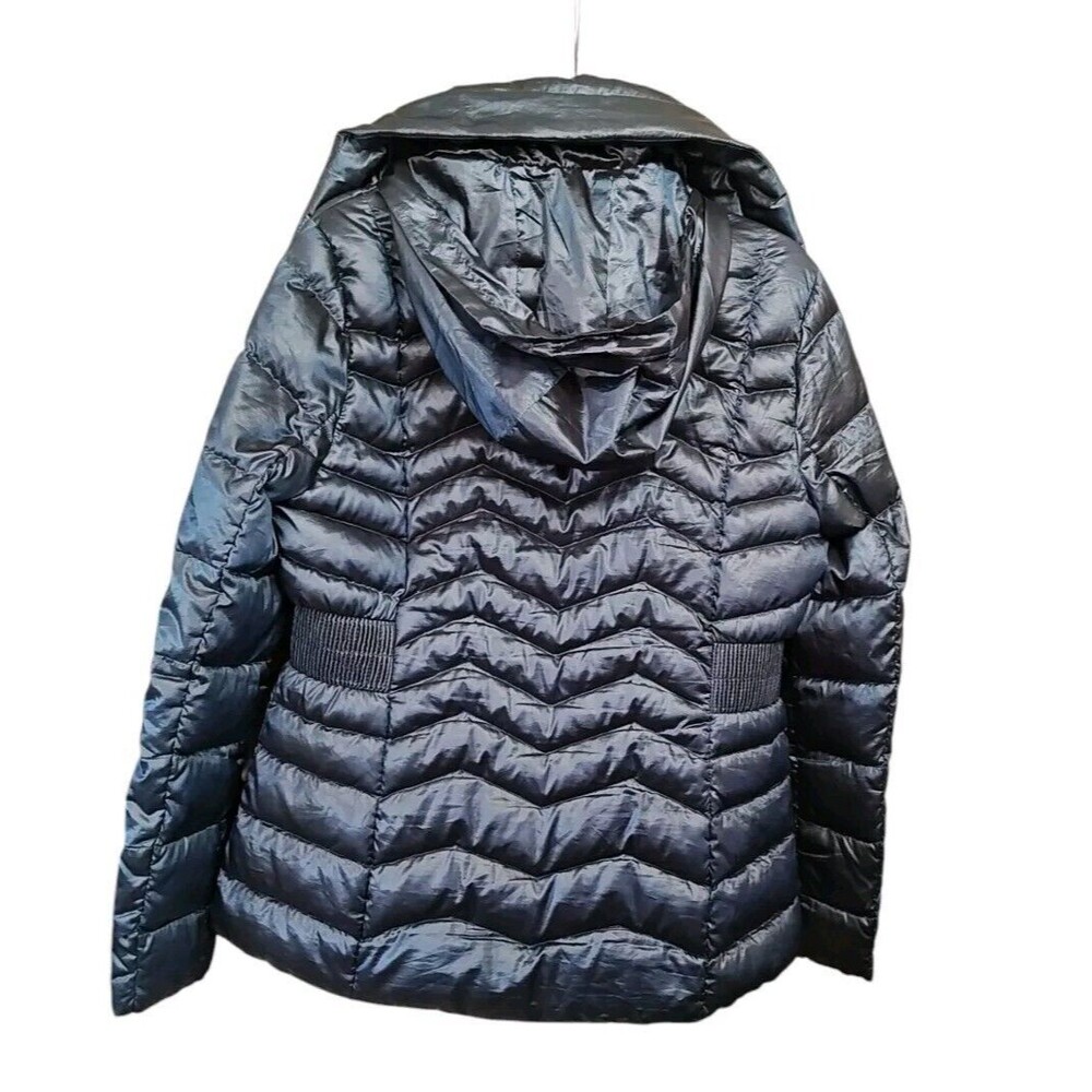 ANA  Packable Premium Down Puffer Full Zip Jacket Smocked Size  Medium - Picture 2 of 3